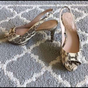 Elie Tahari slingback platform heels size 6
